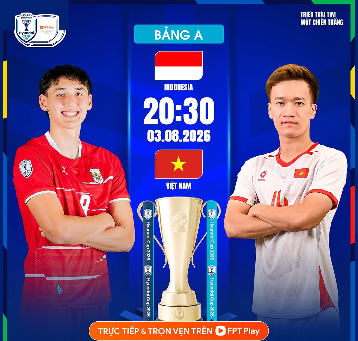 Link xem trực tiếp Indonesia và Việt Nam (ASEAN Cup 2026)

